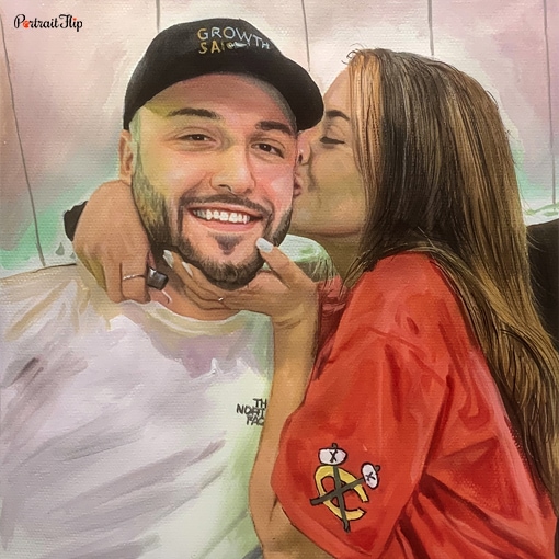Couple Pastel Portraits