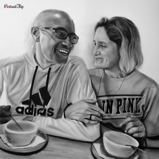 Couple Pencil Portraits