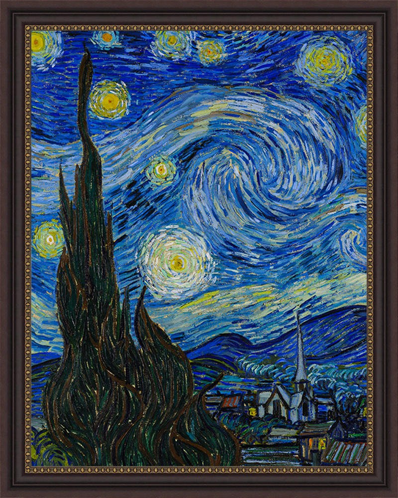 The Starry Night reproduction painting, hand-painted on canvas