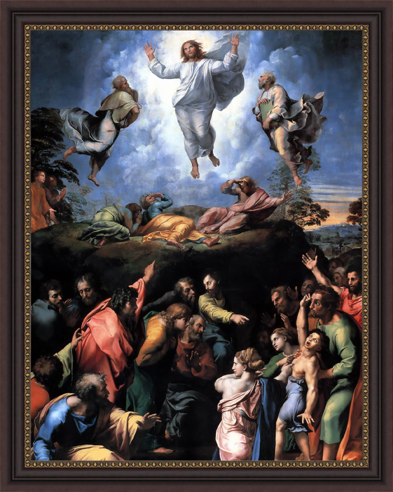 The Transfiguration reproduction painting, hand-painted on canvas